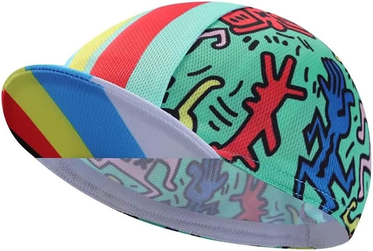 Mint Dancing Figures Cycling Cap